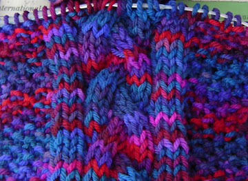 yummy cabled scarf